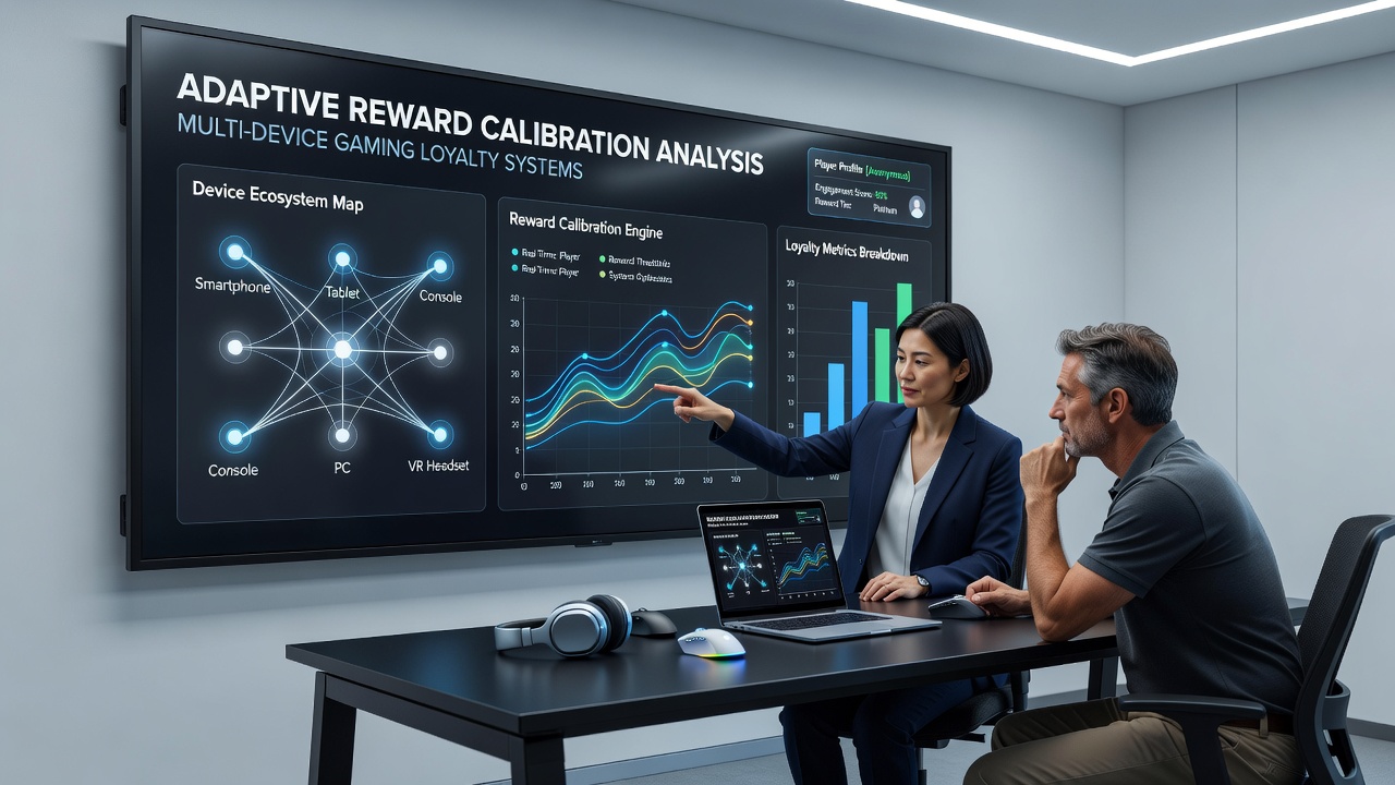 Flowchart illustrating real-time reward calibration steps within multi-device loyalty networks