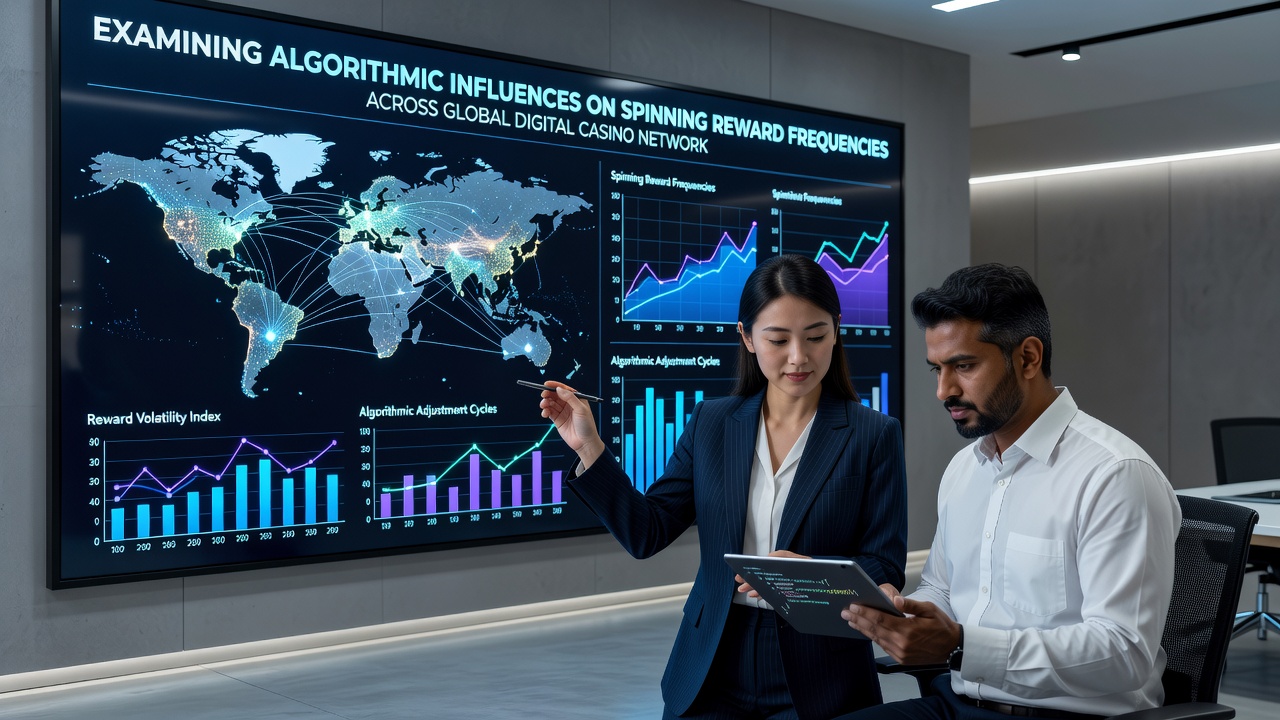 Detailed view of algorithmic dashboards monitoring reward frequency patterns across worldwide casino networks