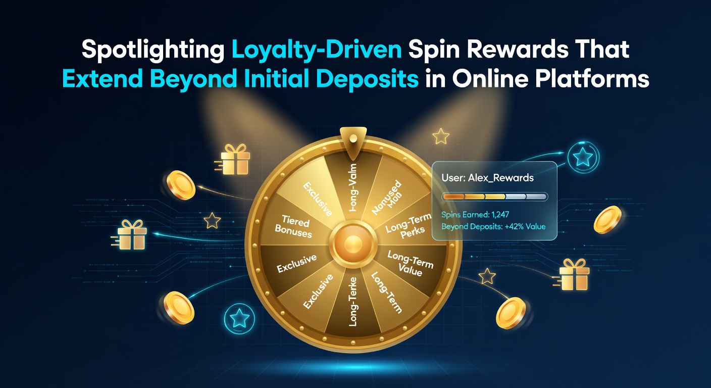 Player dashboard displaying accumulated loyalty points and upcoming spin rewards