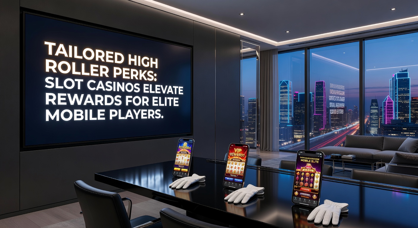 Sleek mobile app interface displaying personalized high-roller dashboard with exclusive slot perks, loyalty tiers, and live chat concierge